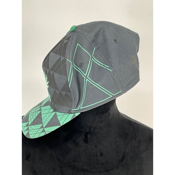 Destiny Bungie Snapback Cap OSFM Gray & Green Geometric Design - Picture 8 of 9
